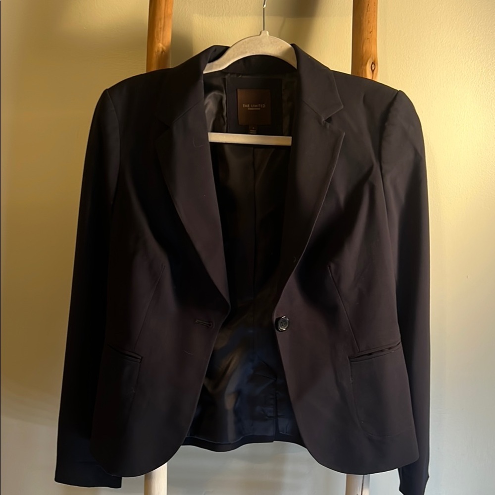 The Limited BlueBlazer Classic Tailored Suit Jacket